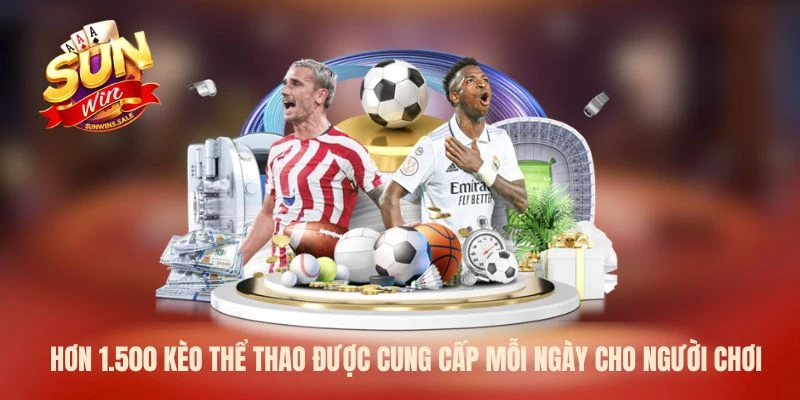 Hơn 1.500 kèo thể thao được cung cấp mỗi ngày cho người chơi